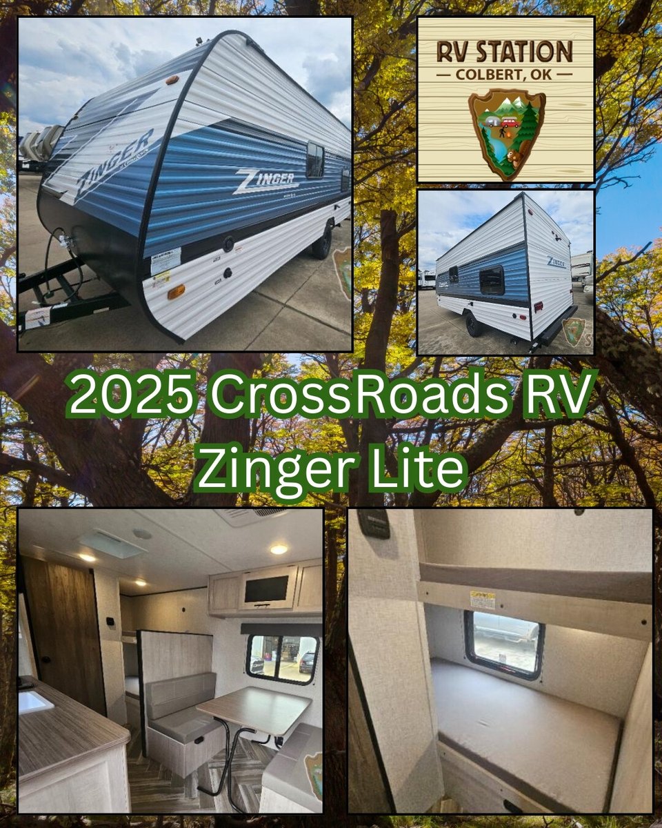 Compact outside, comfortable inside at RV Station Colbert. It’s the 2025 CrossRoads RV Zinger Lite built for stress free camping. 🏕️

Check it out today! ➡️ rpb.li/Aal3qC

#RVStationColbert #ZingerLite #CampingSeason
