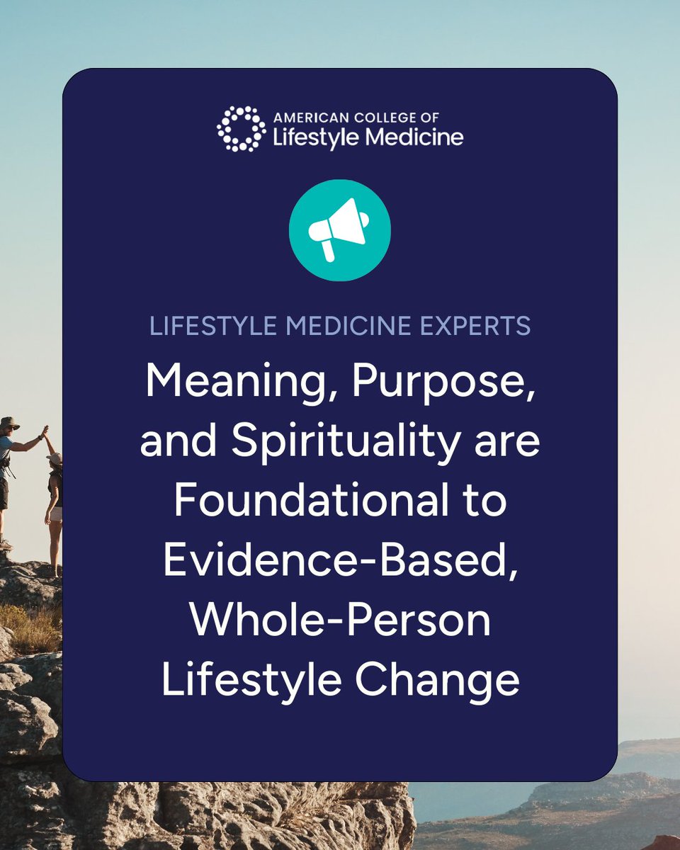 American College of Lifestyle Medicine tweet media