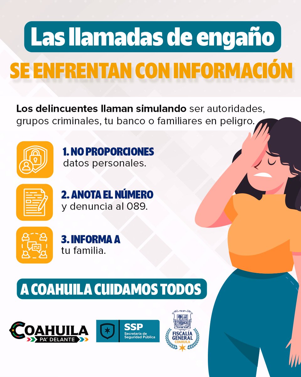 SECRETARÍA DE SEGURIDAD PÚBLICA COAHUILA tweet media