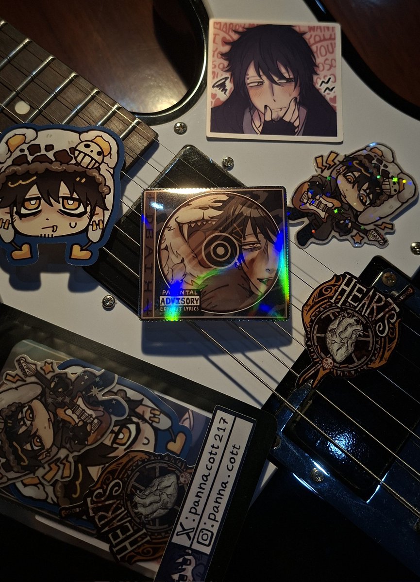 pannacott217's tweet photo. Guitarist Law Sticker Pack
#CQ9 • B20 | sunday only!🩷

( ทำกู้ดด้อม one piece forever <3 )
#CQ9_SUN https://t.co/z67Mxz1tbn