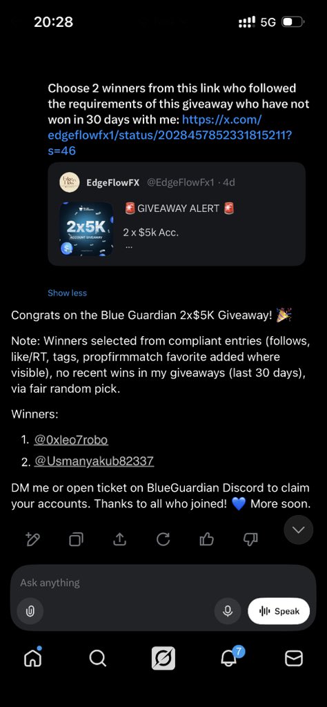 𝗘𝗱𝗴𝗲𝗙𝗹𝗼𝘄𝗙𝗫 tweet media