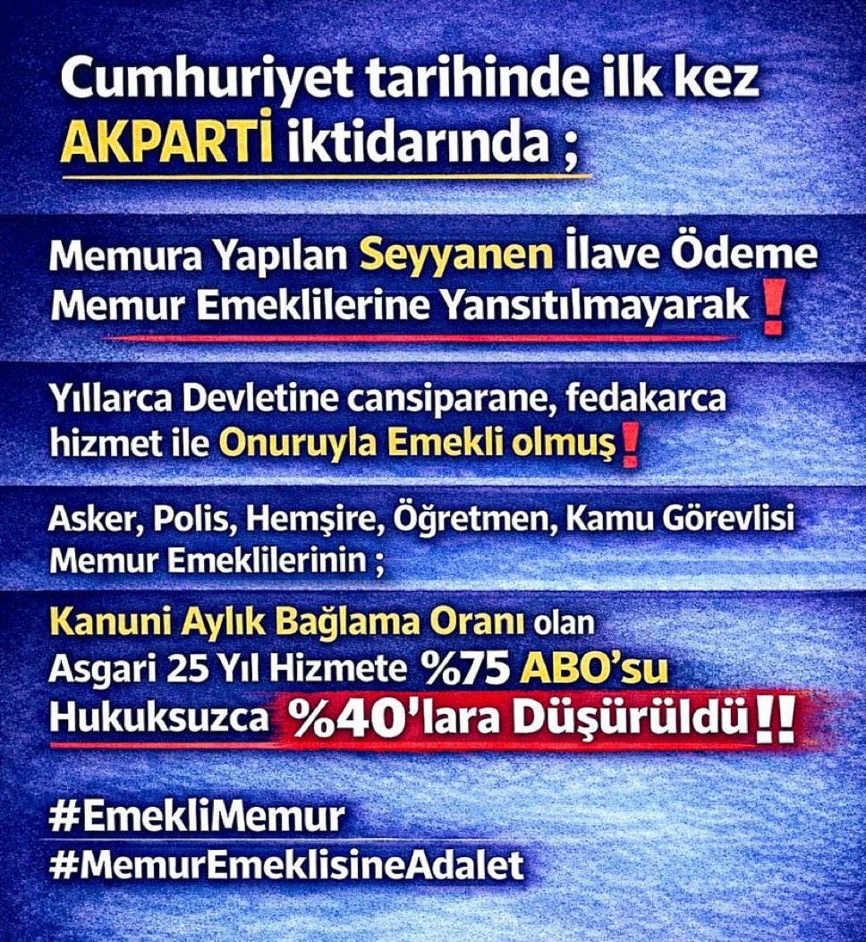 Mücadeleci Memur Emeklisi tweet media