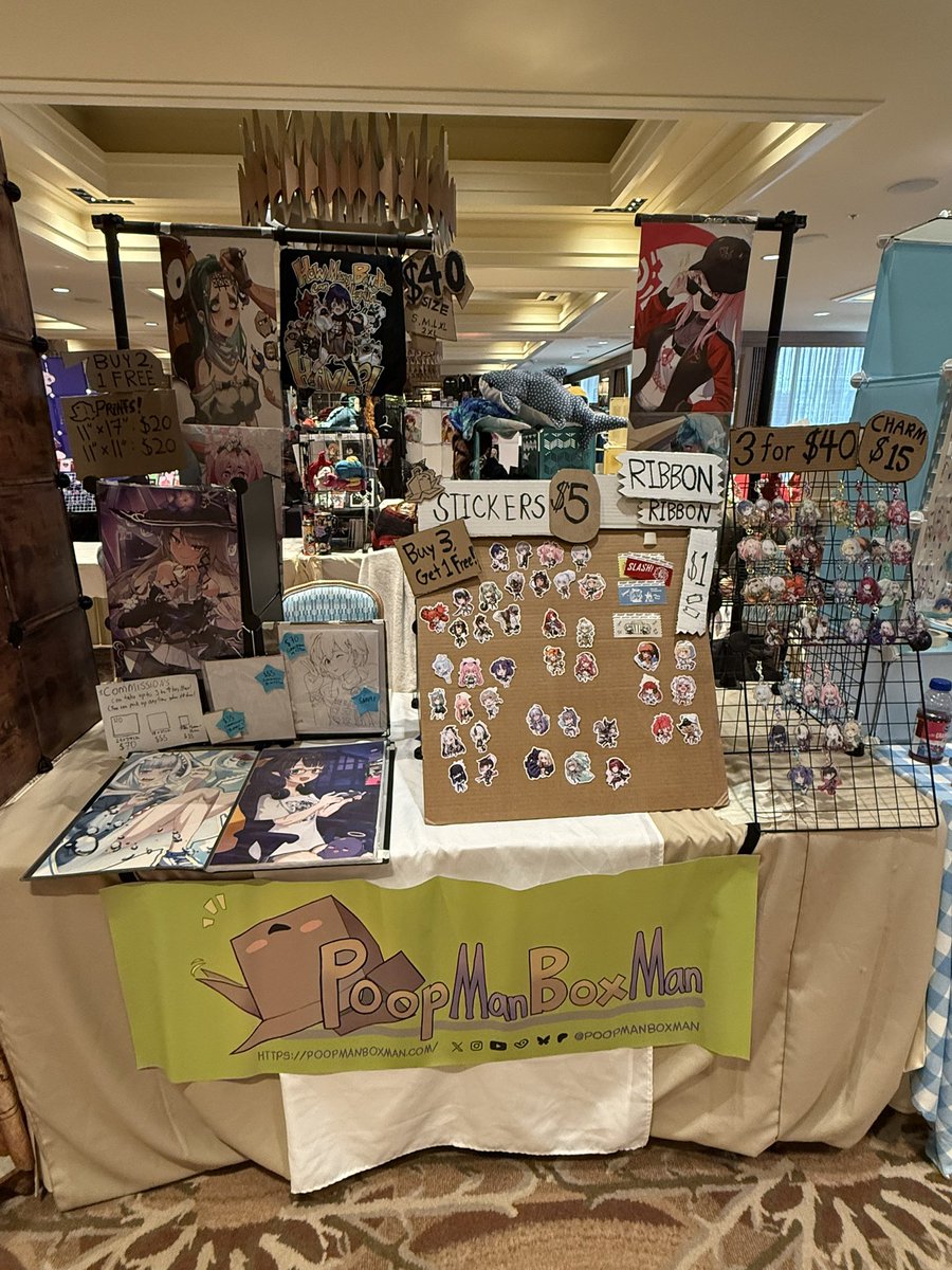 Here at Kikori Con!~ Feel free to come by~ ;;DD