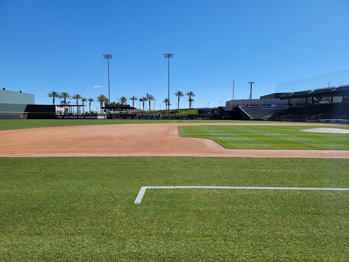 ProGkExp's tweet photo. Huge thanks to @tdickherber18 for having me out to tour and see this really cool modern MiLB ballpark in Vegas. Great to see young guys in the industry with excitement and drive. https://t.co/oqqPxSDkRp