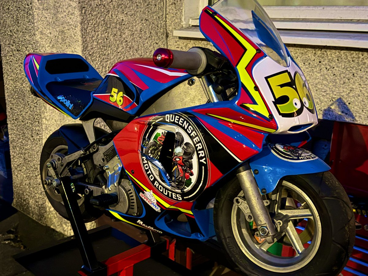 gazzadaz's tweet photo. H’s race bike all ready for the #RSAcademy #minimoto demo sessions tomorrow &amp; Sunday at the #ScottishMotorcycleShow 

Come and find us next to the @krcircuit stand and there may just be a few wee freebies for you to pick from😜👍🏁🏴󠁧󠁢󠁳󠁣󠁴󠁿🏆 https://t.co/ZYwnnND33G
