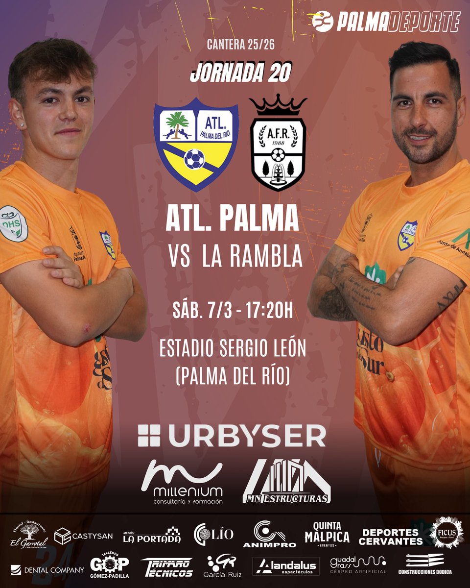 📚 𝐋𝐨𝐬 𝐝𝐞𝐛𝐞𝐫𝐞𝐬 𝐝𝐞 𝐥𝐚 𝐜𝐚𝐧𝐭𝐞𝐫𝐚 💛

⭐️ ¡Destacamos este fin de semana el encuentro de nuestro sénior B, que recibirá al líder de la clasificación #ADLaRambla , en un partido que será primero contra segundo clasificado!

#AmarilloYAzul 🟡🔵