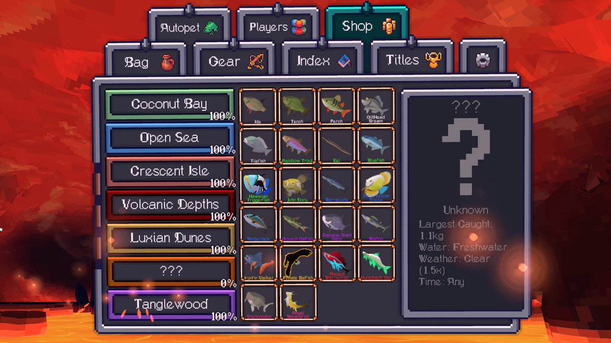 #FISH にて、70万目指しながら図鑑コンプを狙ってたら50万くらいで図鑑がコンプリート。70万の壁厚すぎやしませんかね？？ #VRChat