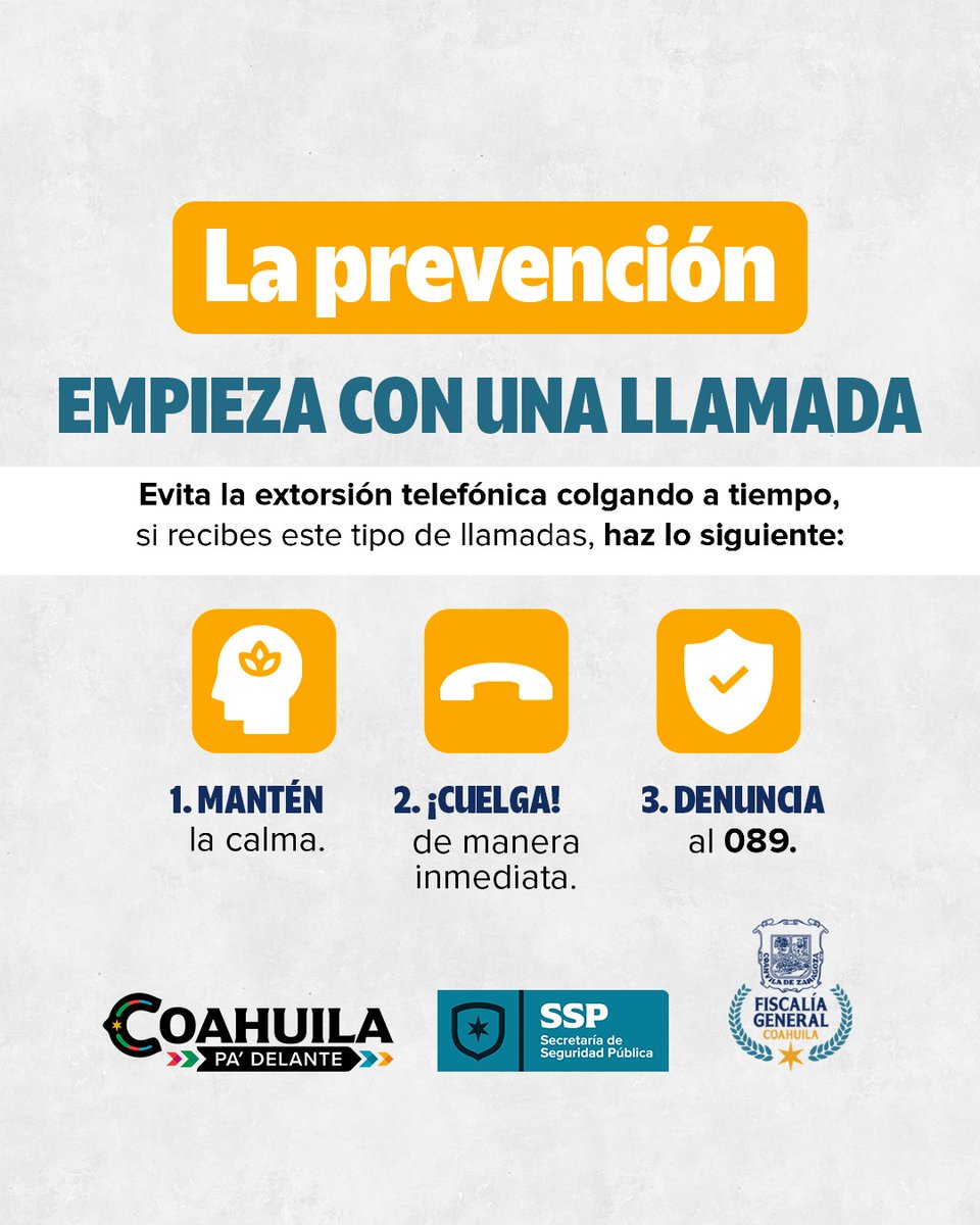 SECRETARÍA DE SEGURIDAD PÚBLICA COAHUILA tweet media