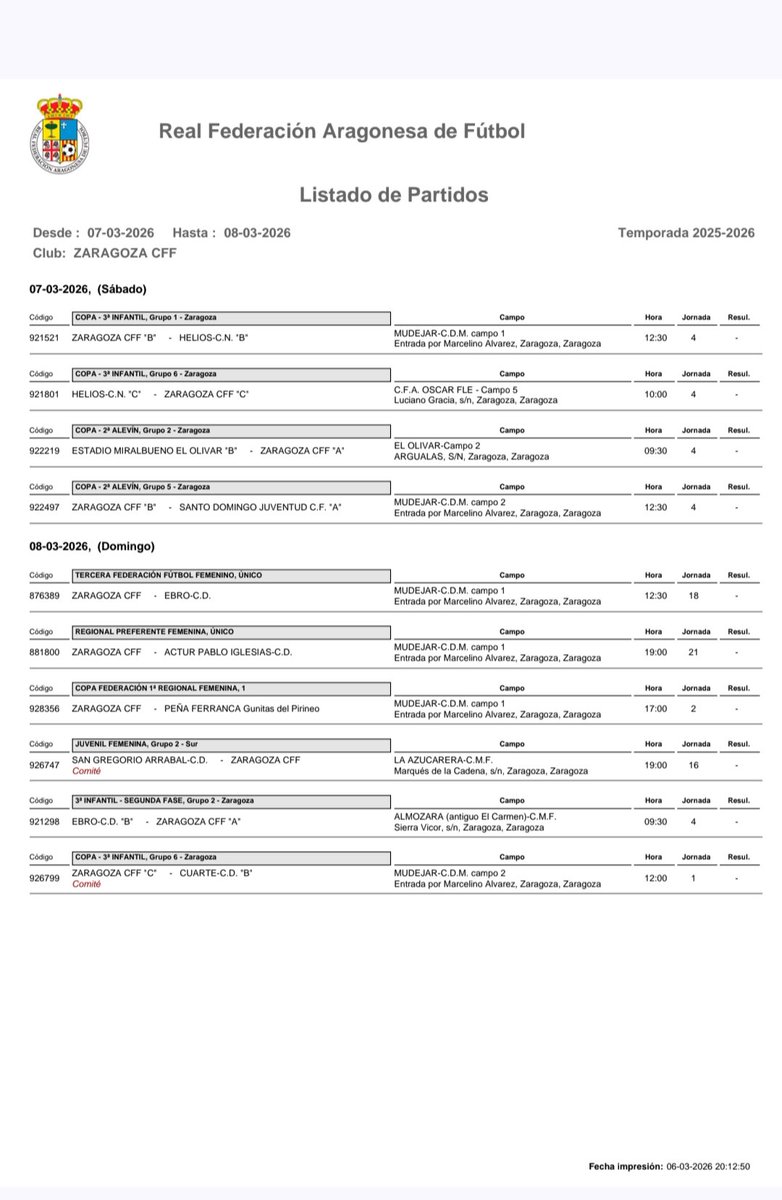 𝗭𝗮𝗿𝗮𝗴𝗼𝘇𝗮 𝗖𝗙𝗙 𝗖𝗮𝗻𝘁𝗲𝗿𝗮 tweet media