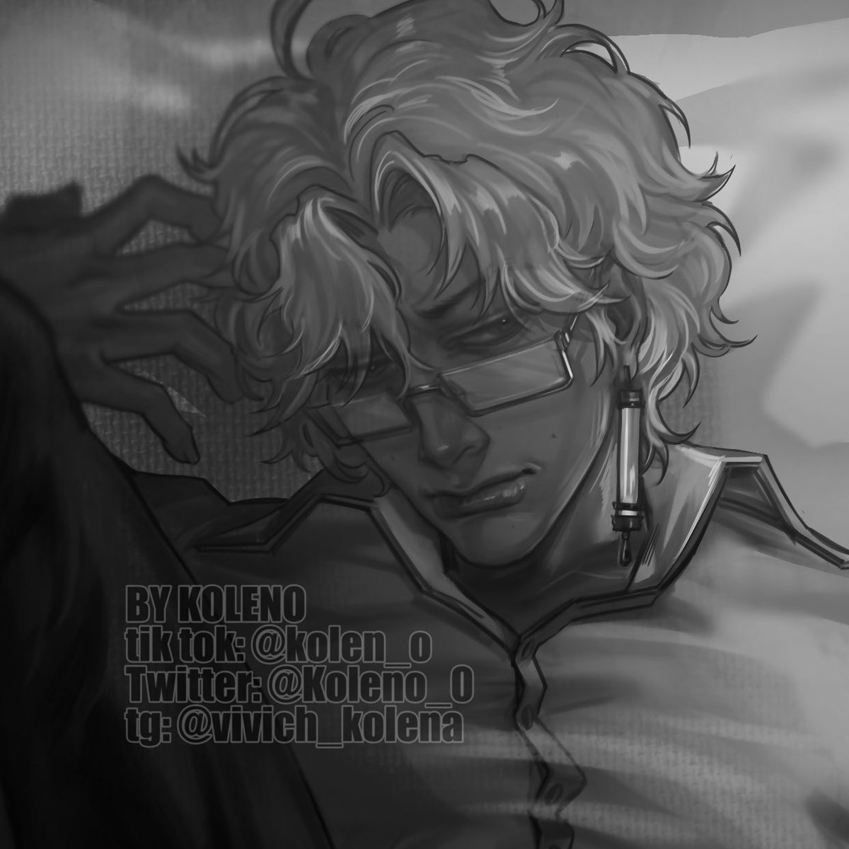 finally done with this!! ∩^ω^∩ Rendering his pants was quite difficult… I think u should draw him without them