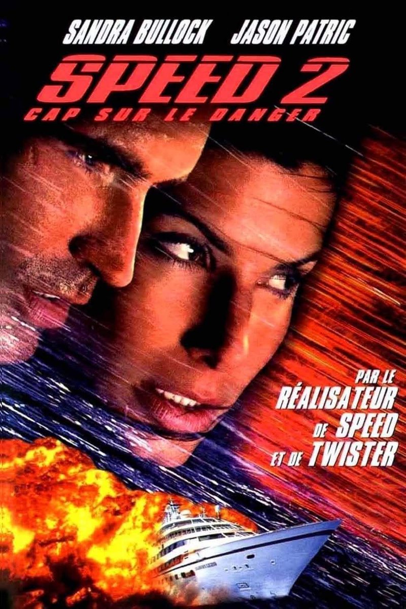 TeamCastagnet's tweet photo. SPEED 2: CAP SUR LE DANGER (1997)
Ce soir à 22H45, sur Paris Première (Chaîne 28).@ParisPremiere
Film américain d'action.
Film sorti en 1997.
#Speed #Speed2 #Speed1997 #Film #Film1997 #Action #Cinéma #JandeBont #SandraBullock #20thCenturyFox #Télévision #ParisPremière #Chaîne28 https://t.co/fi38B2LUmg