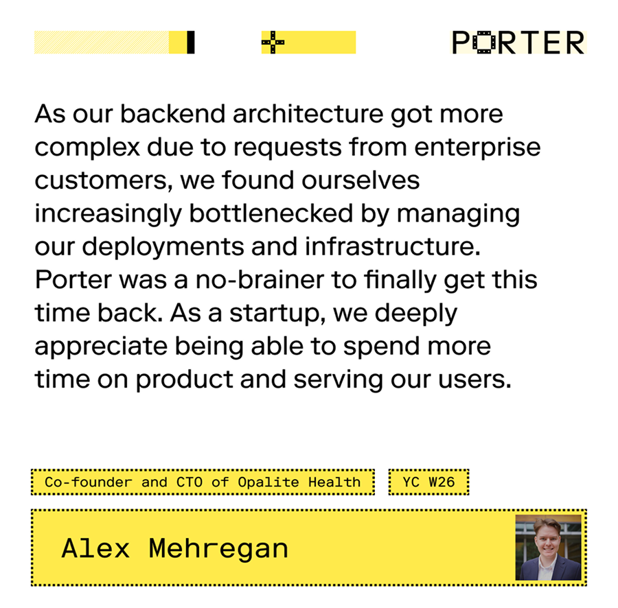 Porter tweet media