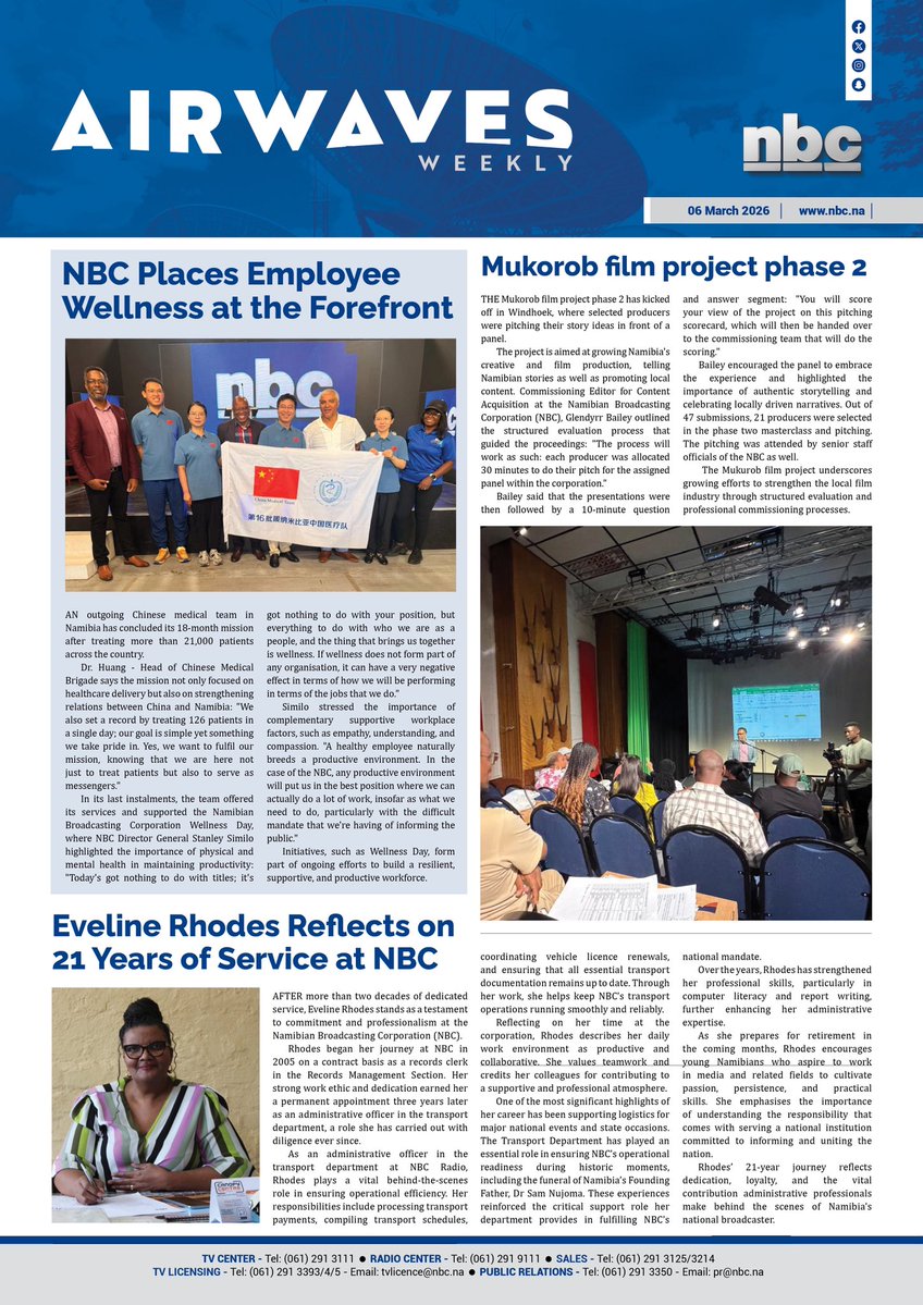 NBC Namibia tweet media