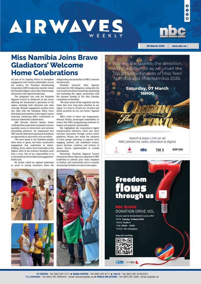 NBC Namibia tweet media