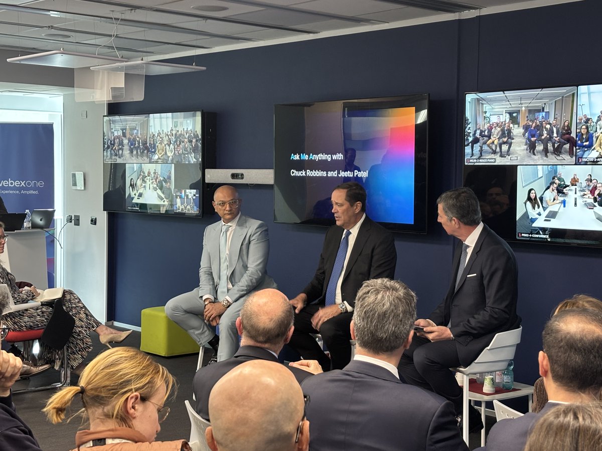 Chuck Robbins tweet media