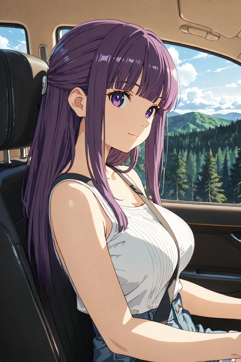 今日はどこに連れてってくれるんですか？

SFW. No nudity, no suggestive intent
#AIイラスト #AIart
#葬送のフリーレン/FrierenBeyondJourneysEnd
#フェルン/Fern