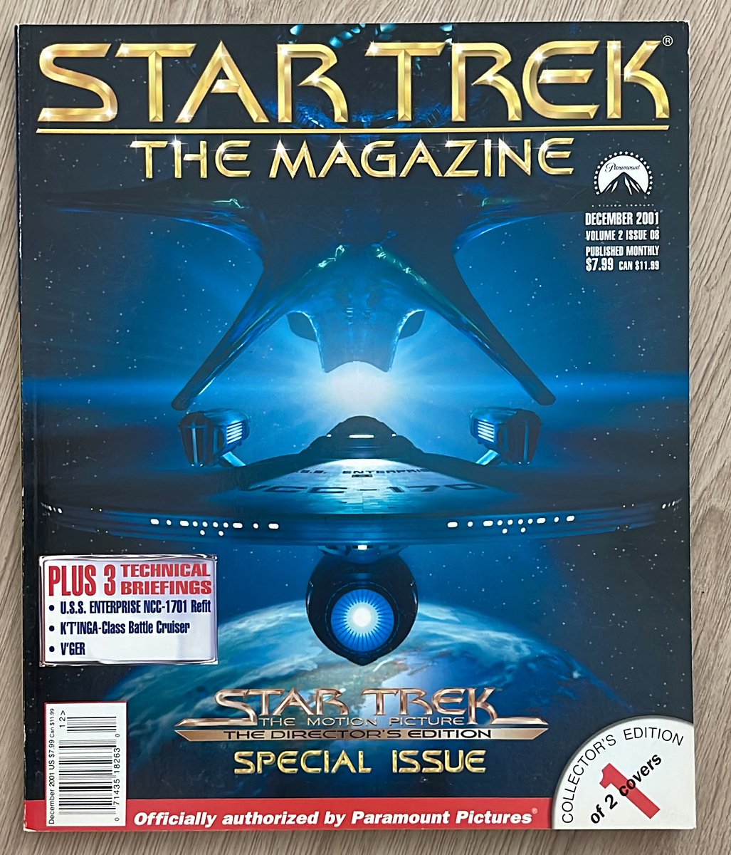 rholmes0520's tweet photo. A good Friday morning, afternoon, evening everyone! I’m back! (Sadly) will get back to comics tomorrow but had a couple of things in the mail waiting. Found this on eBay. I am pumped! An entire special about my fav Trek movie! @CanaDaBear1701 #StarTrek #STTMP https://t.co/ZC3oKIfwT1