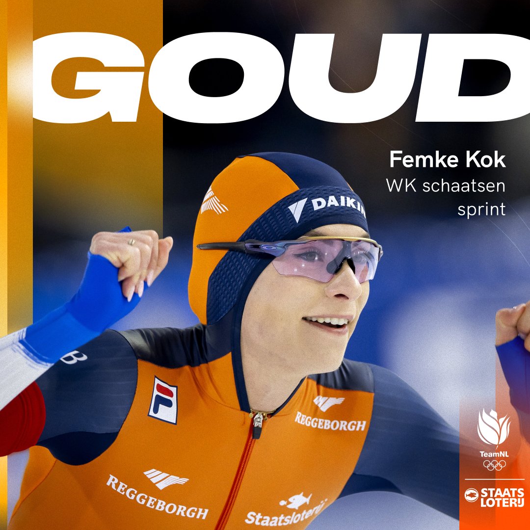 De kroon op een fantastisch seizoen! 👑

Haar allereerste wereldtitel sprint! 🤩

#TeamNL