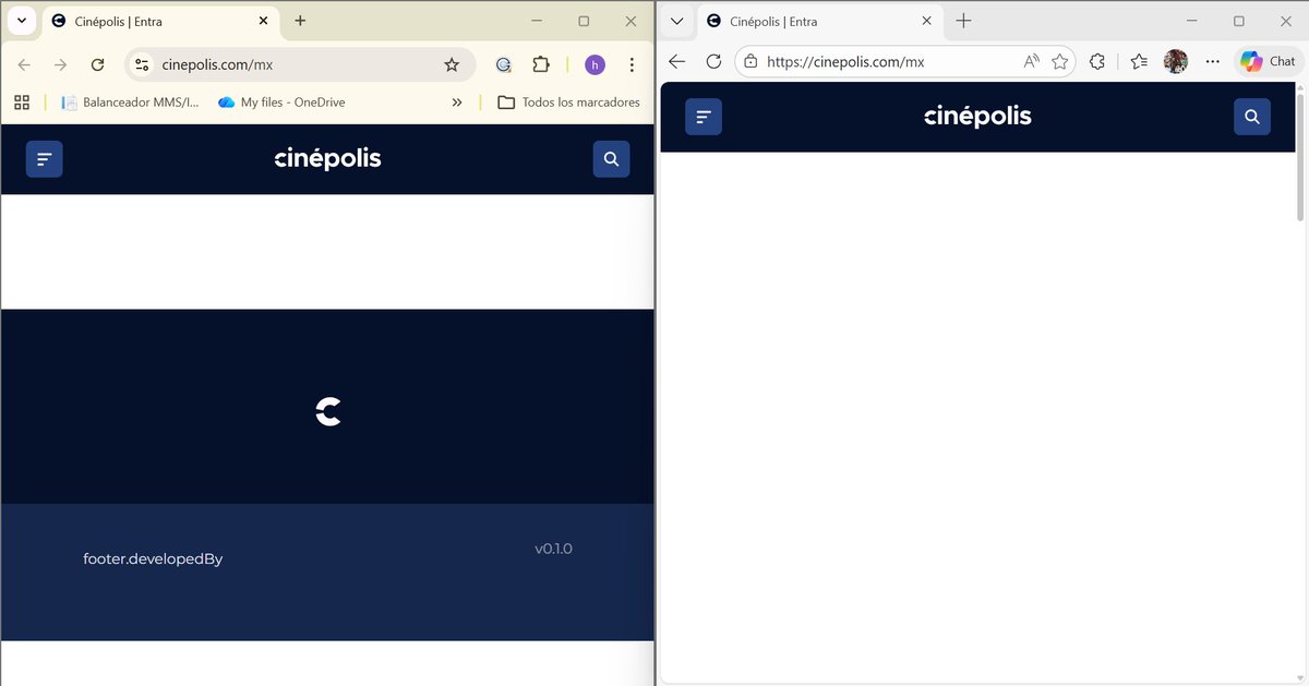 levidinoso's tweet photo. @Cinepolis @Cinepolis  nop sigue sin funcionar en ninguno de los dos navegadores. https://t.co/WkR8MwK7tx