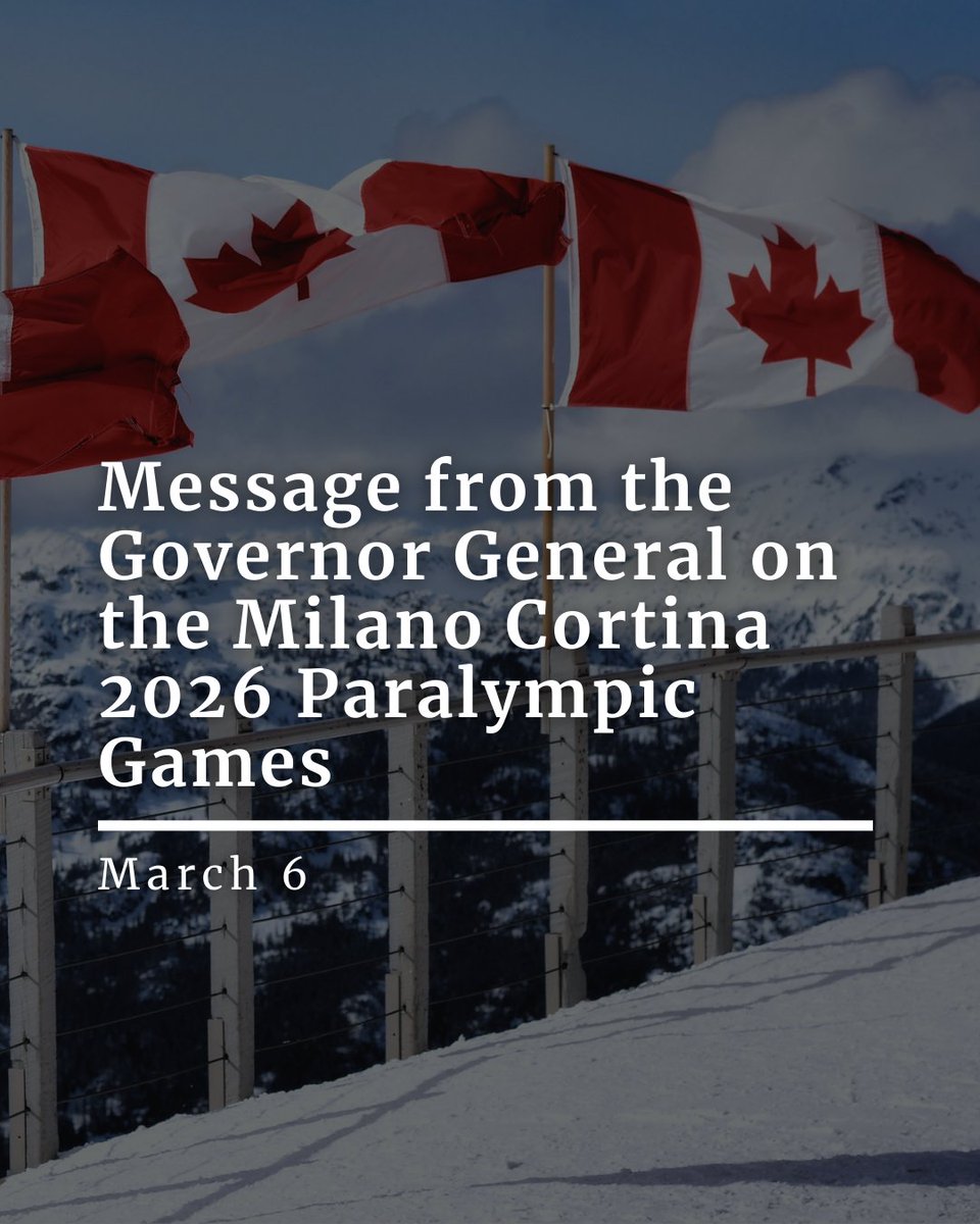 Governor General of Canada tweet media