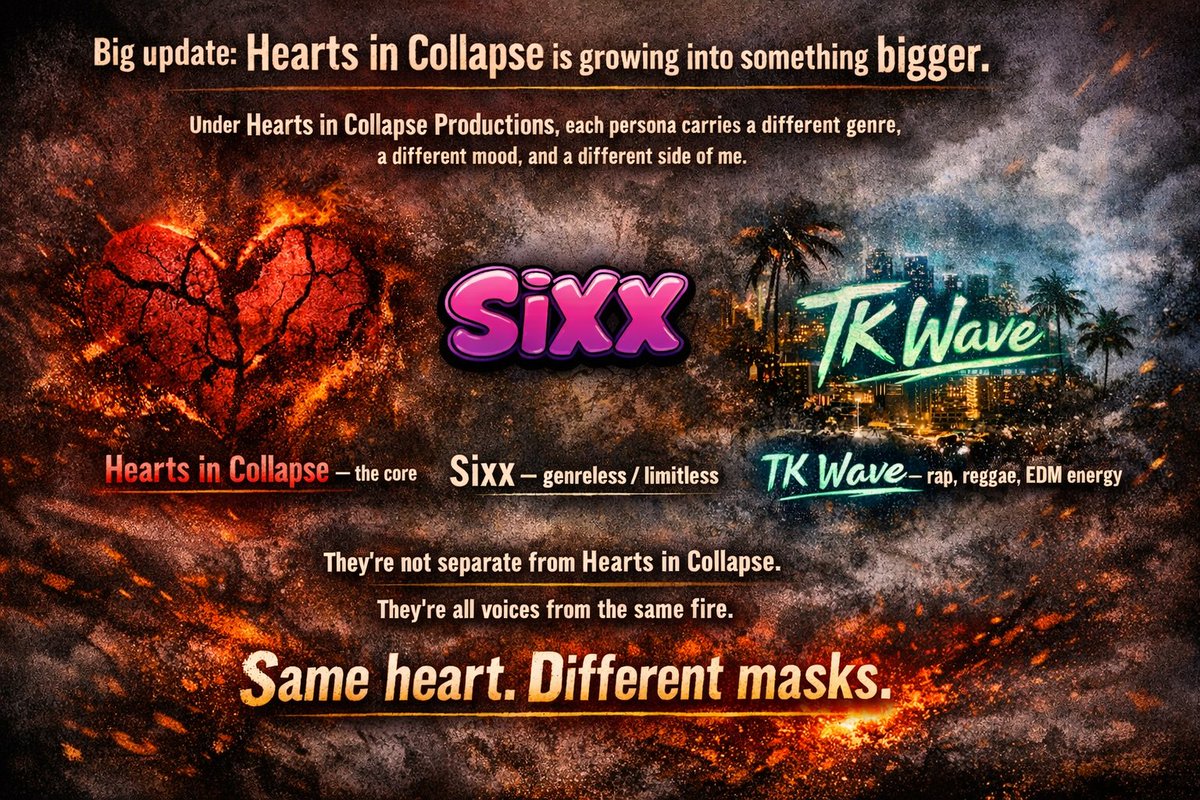 Hearts in collapse tweet media