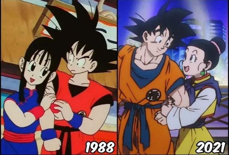 Goku aprendió a recibir cariño de su esposa.