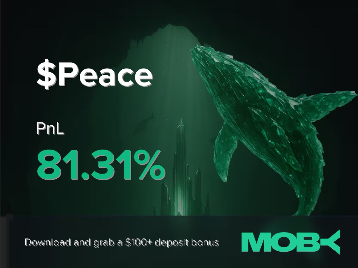 Win Alert 📈

A trader on Moby Mobile just closed a position of $Peace with a PnL of +81.31%.

$Peace has been trending on Moby since $69.73K MC. Currently sitting at $643.28K MC.