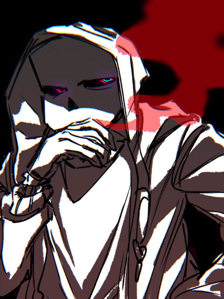 murder___Love's tweet photo. 🧣🚬
#undertaleAU https://t.co/se1Xm33JKG