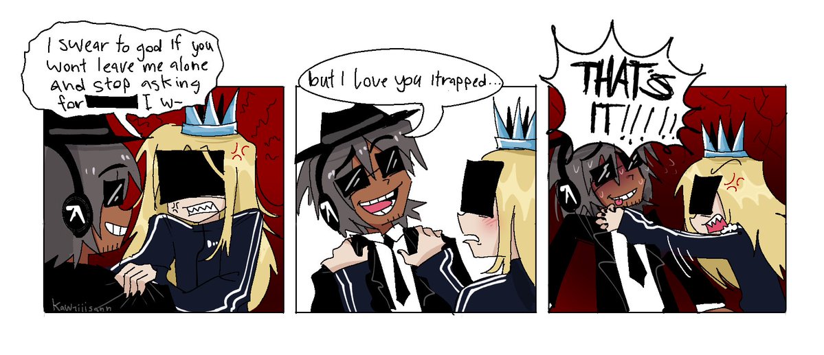 kawaiiisann's tweet photo. Ichance gpt make them kiss NOW!!!!! https://t.co/IUVgQuUqkz