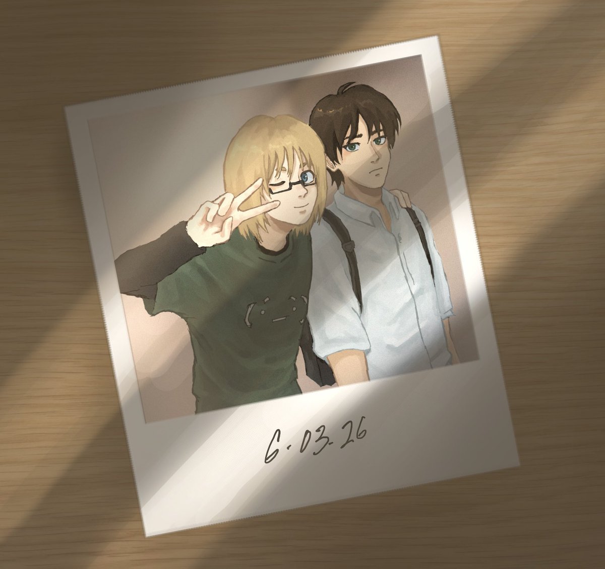 erelerts's tweet photo. they wanna be nostalgic sooo bad. whole time they have iphones in their pockets #eremin #aot #art https://t.co/Mbc0rhEpCZ