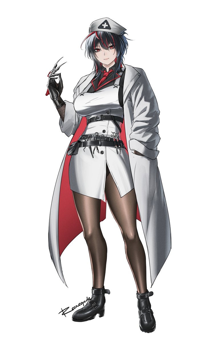 reeninthenight's tweet photo. Meet my new OC Syrce 
#nurse #OC #medfet #SFWillustration https://t.co/5WlcKXENlM