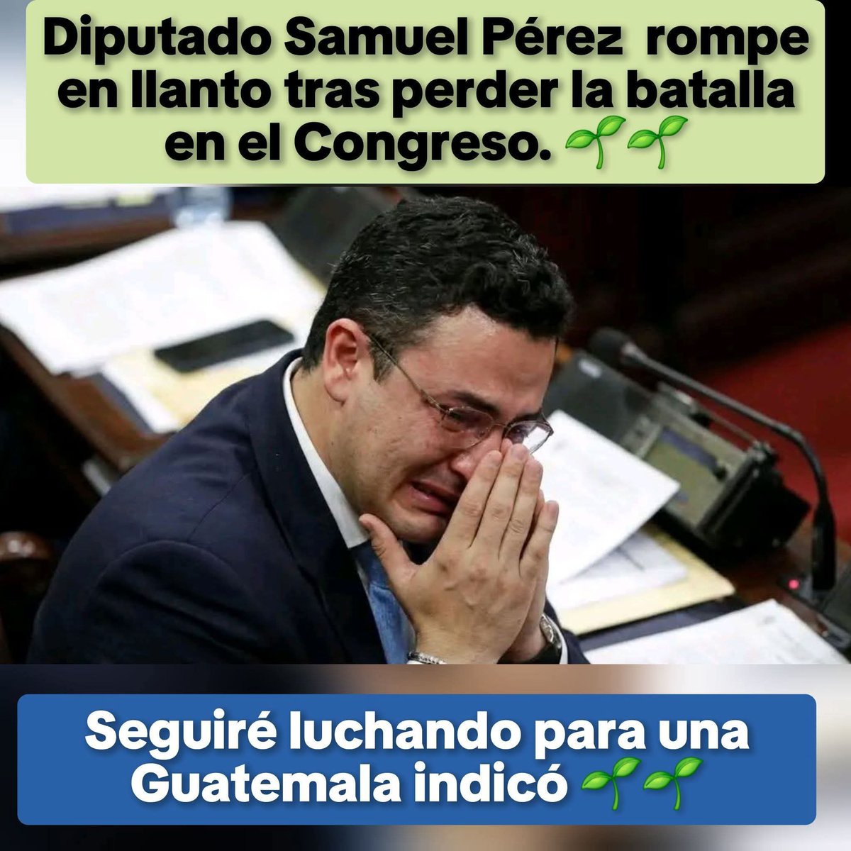 No solo <a href="/samuel_pz/">Samuel Pérez 🌱</a> Pérez Álvarez, muchos de los guatemaltecos que amamos Guatemala, nos quebramos. 😥
Ánimo pueblo, que la lucha continúa.