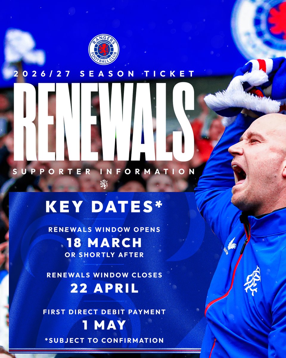 Rangers Football Club tweet media