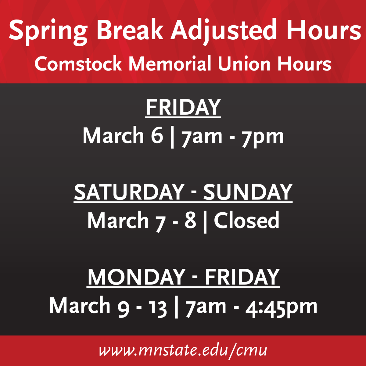 MSUM Student Life tweet media