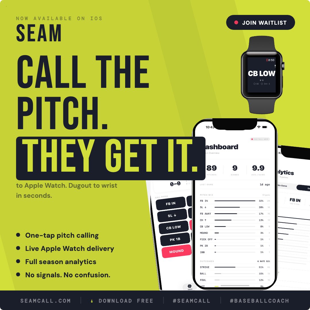 Seam - Live Pitch Calling (@seamcall) / Posts / X