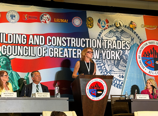 MagnaCare's tweet photo. MagnaCare was proud to participate in the Building &amp; Construction Trades Council Conference. Our President, Michelle Zettergren, joined industry leaders to discuss how Labor Funds can address rising healthcare costs and improve member outcomes. https://t.co/1IJuVrR8oU