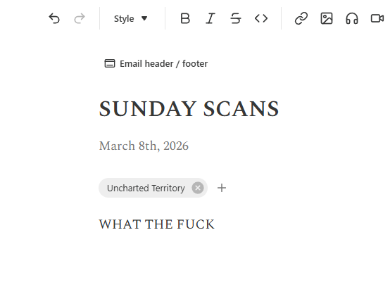 TSDR_Trading's tweet photo. SUNDAY SCANS POSTED! 🤣🤣 https://t.co/hwvbi03lNs