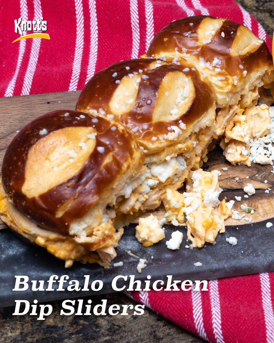 KnottsFoods's tweet photo. Easy, crowd-approved and perfect for game day 🏀🔥

Find the recipe here: https://t.co/XjcUJG6G3i

Let us know if you try these!

#BuffaloChickenDip #Sliders #KnottsFoods https://t.co/ONnOIEwuDV