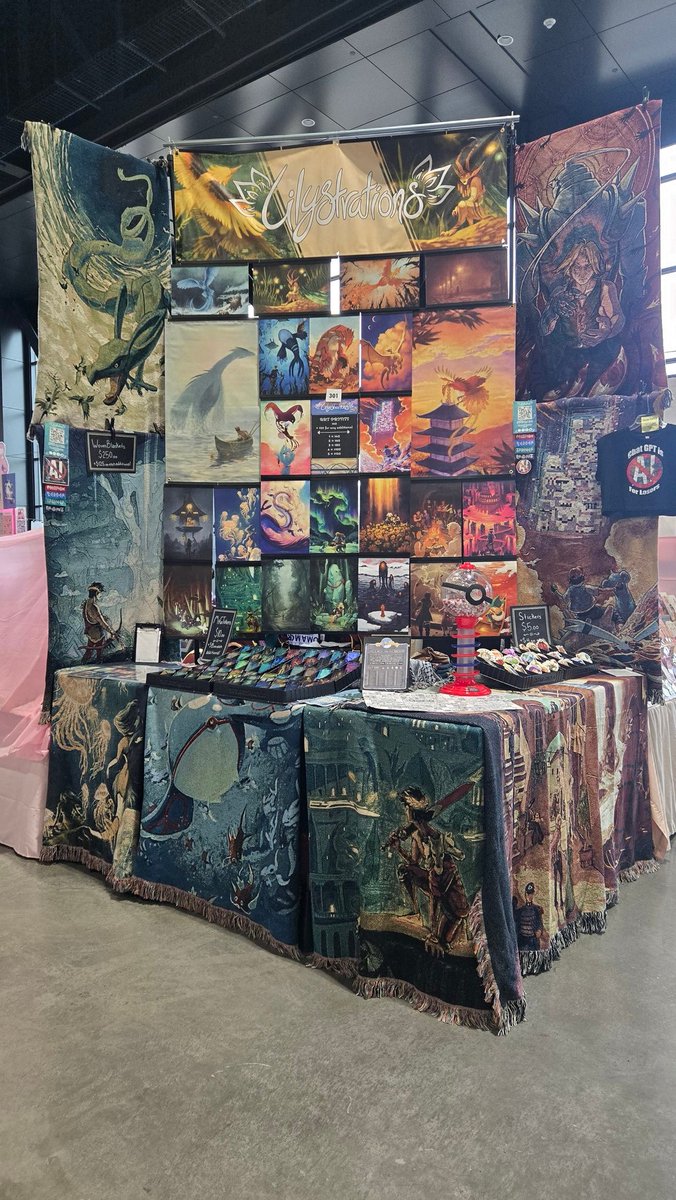 lilystrations's tweet photo. I'm at @Animemilwaukee  this weekend! Come find me and a bunch of new token cards at table 301, directly under the Artist Alley banner. ✨️💛✨️

#artistalley https://t.co/kv6MS14He8