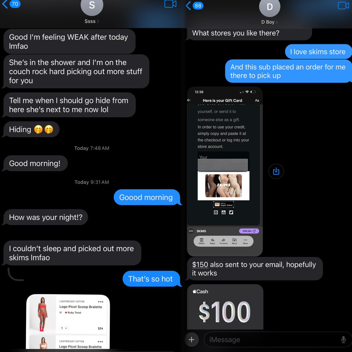 dreamgirl229's tweet photo. Two men. Two relationships. One sub with a gf placed another pick up order for me and my married sub reimbursed it. I like my boys working in teams. One funds the fantasy and the other pays the price. https://t.co/pPqs3GeVNi