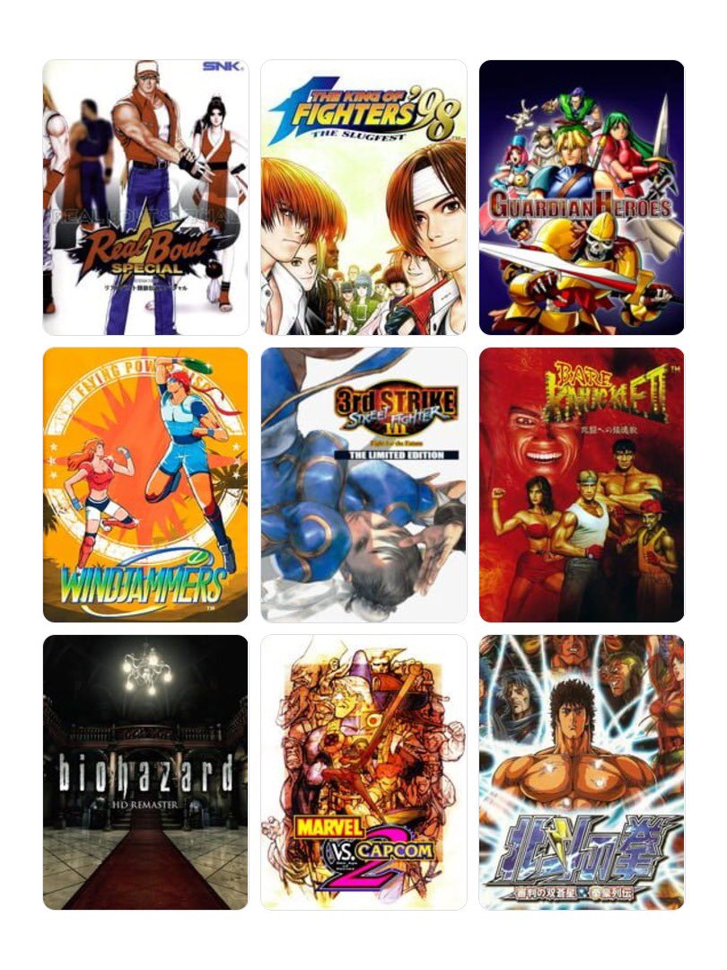 Les 9 jeux qui me définissent.
#My9Games 
#私を構成する9つのゲーム 
my9games.com
