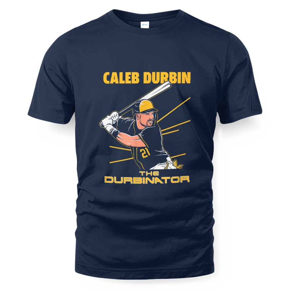breakingzstore's tweet photo. 🔥 Caleb Durbin – The Durbinator – Milwaukee Baseball T-Shirt ⚾👉 Shop now:  https://t.co/pxshwcSG2y
#BreakingZ #CalebDurbin #TheDurbinator #MilwaukeeBaseball #BaseballStyle #GameDayFit #FanGear

Milwaukee fans know the name — The Durbinator. Bring the energy of Caleb https://t.co/Rb38qFJgJi