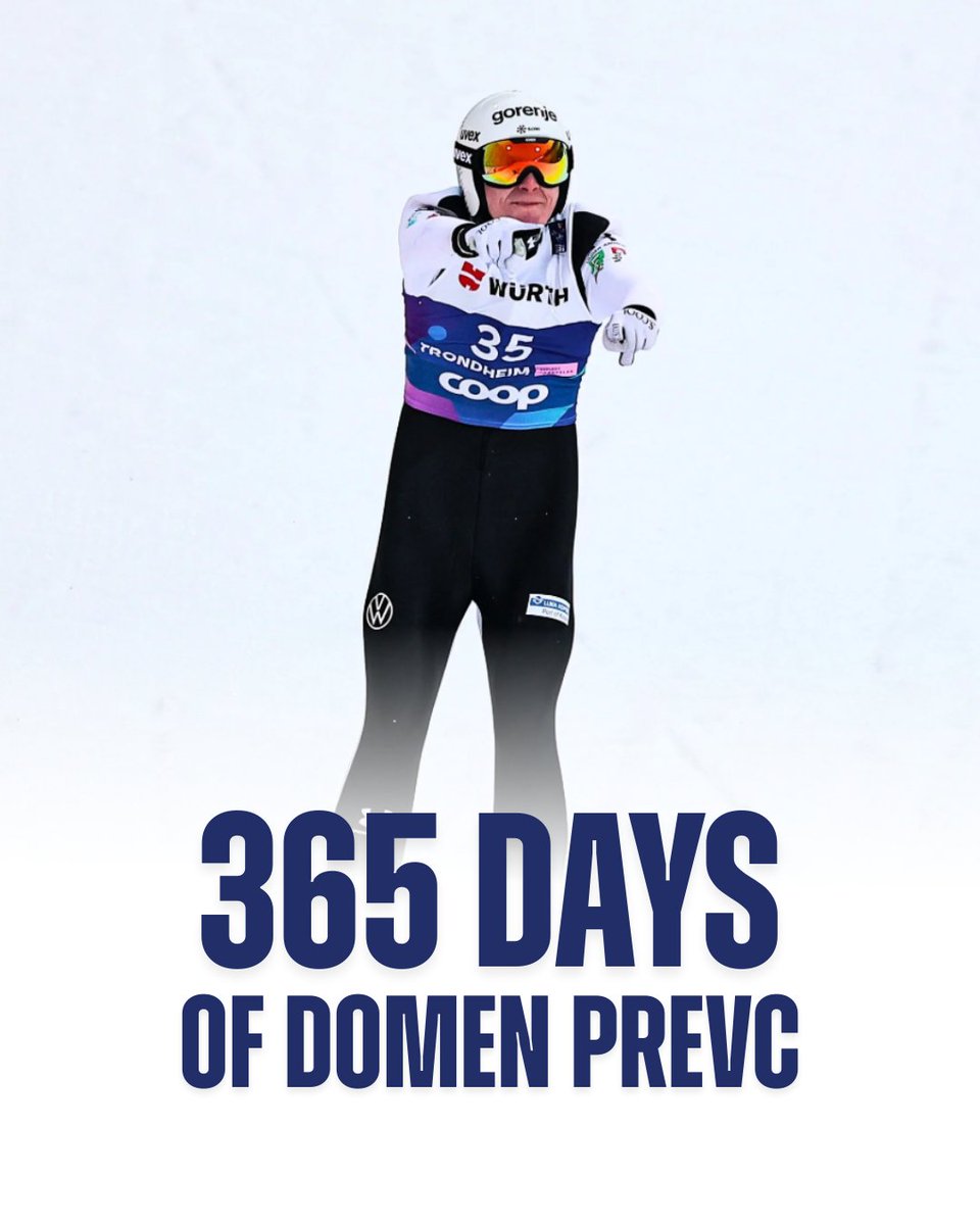 FISskijumping's tweet photo. 3️⃣6️⃣5️⃣ days in life of Domen Prevc 🇸🇮

Don't bother, just keep on scrolling, he has just won everything in a year 🤯

#fisskijumping #worldcuplahti #domenprevc https://t.co/1sHPP8DVMA