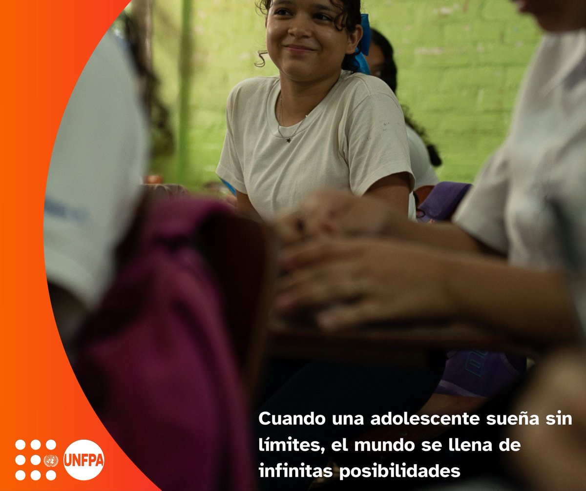 UNFPANIC's tweet image. Apoyemos sus sueños. Defendamos sus derechos. Dejemos que alcancen su máximo potencial.

#FuturoSinLímites #IgualdadDeGénero #Adolescentes