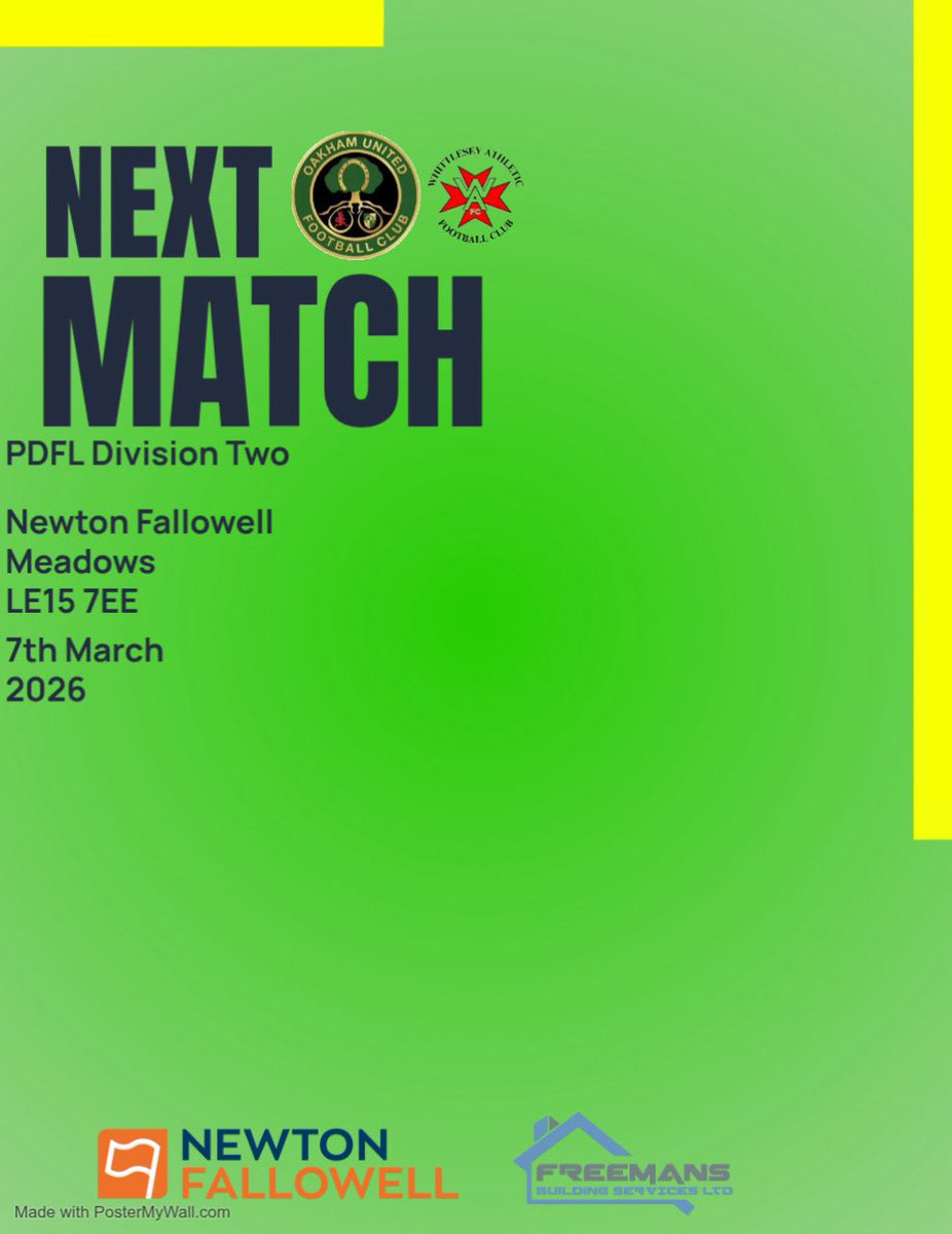 Oakham United FC tweet media