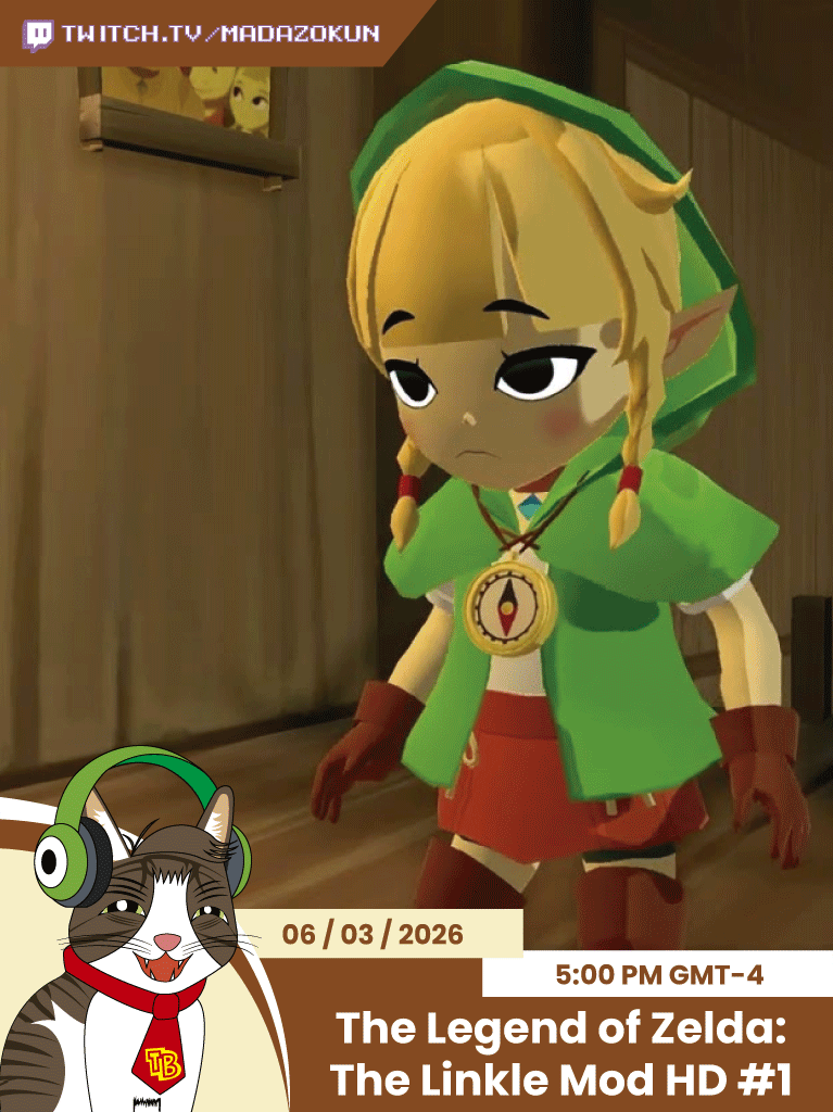MadazoKun's tweet photo. Primer Stream de Marzo con algo random. #1
https://t.co/lyEyXMAW2y
#GamePlays
#EspaΓ±ol
#TheLegendOfZelda
#Linkle https://t.co/htEzYcweGj