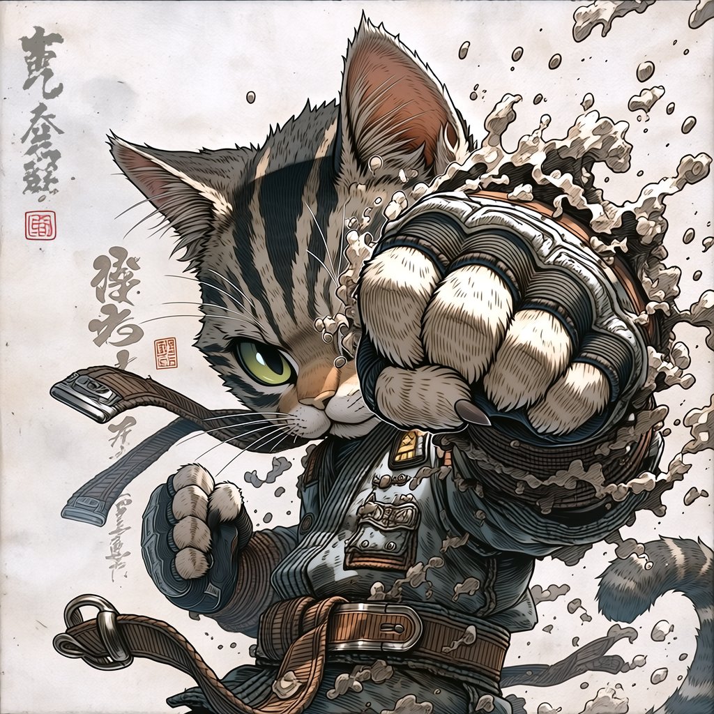 〜 猫パンチ 〜
Cat Punch
#nijijourney