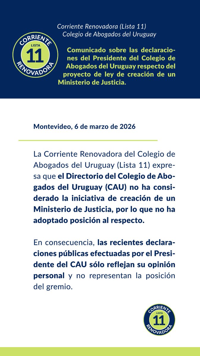 Corriente Renovadora tweet media