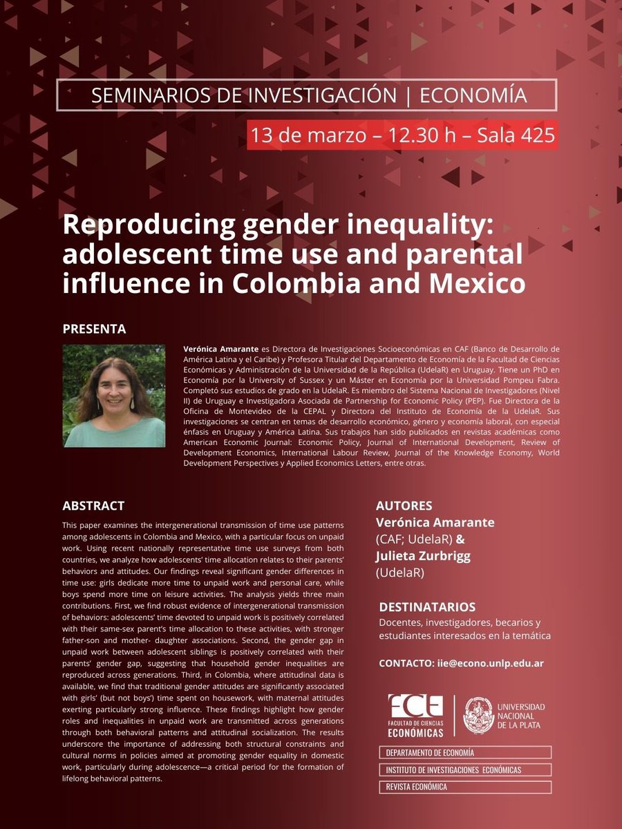 IIE - Instituto de Investigaciones Económicas tweet media