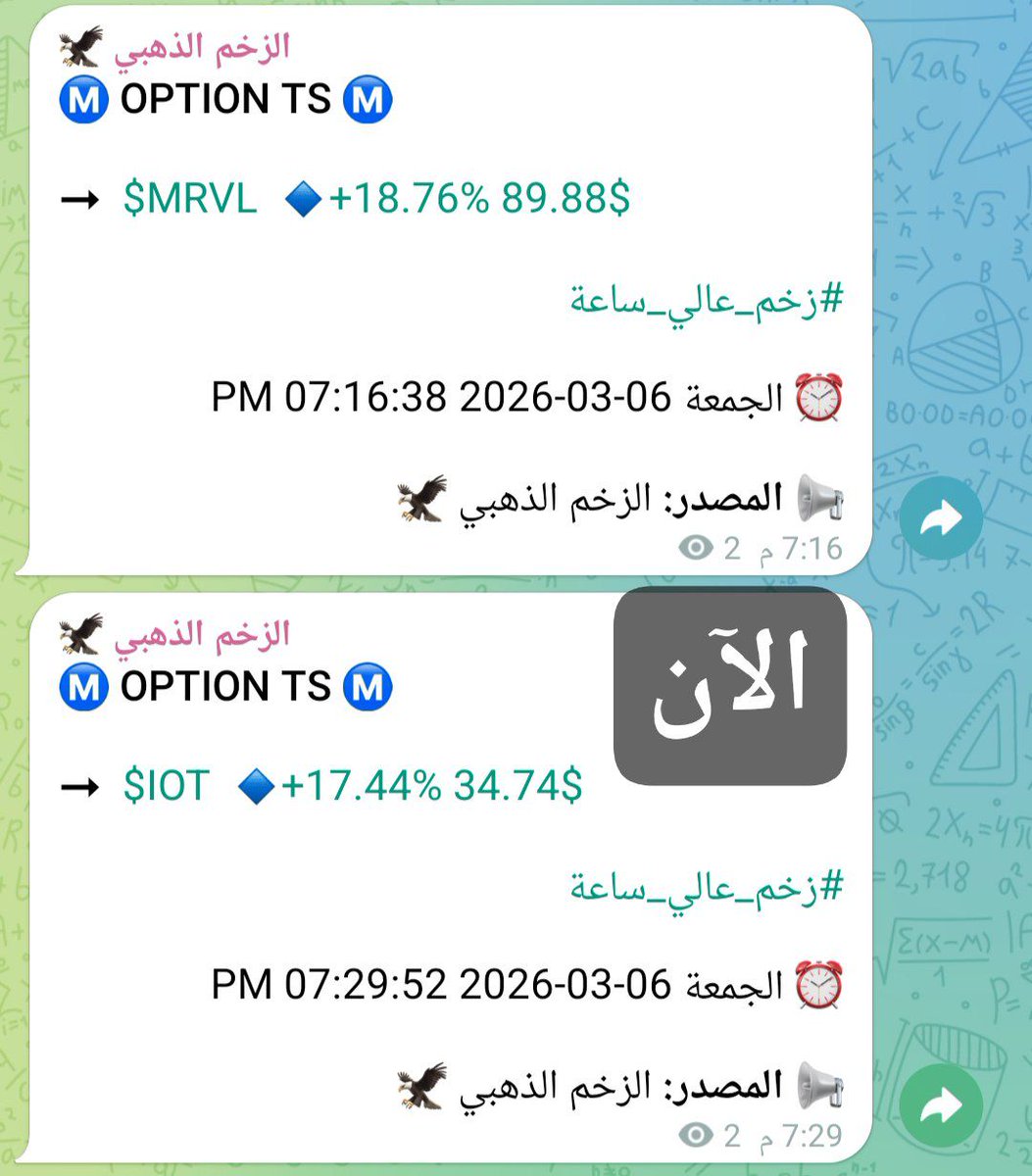 السوق الأمريكي ️𝐎𝐏𝐓𝐈𝐎𝐍 𝐓𝐒💲 tweet media